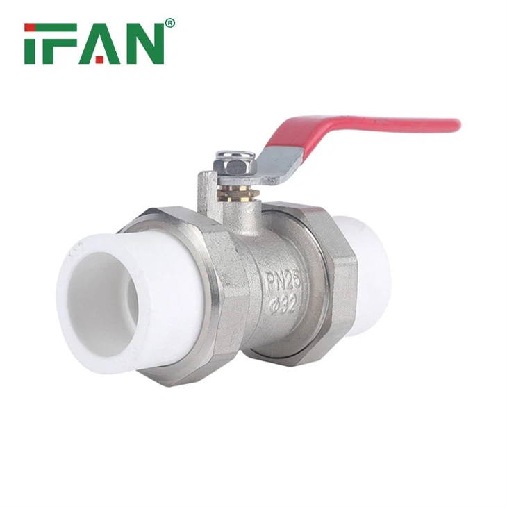 PPR Double Union Ball Valve