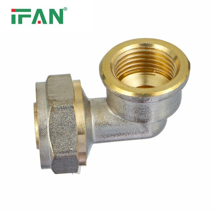 PEX Compression Brass Female Elbow